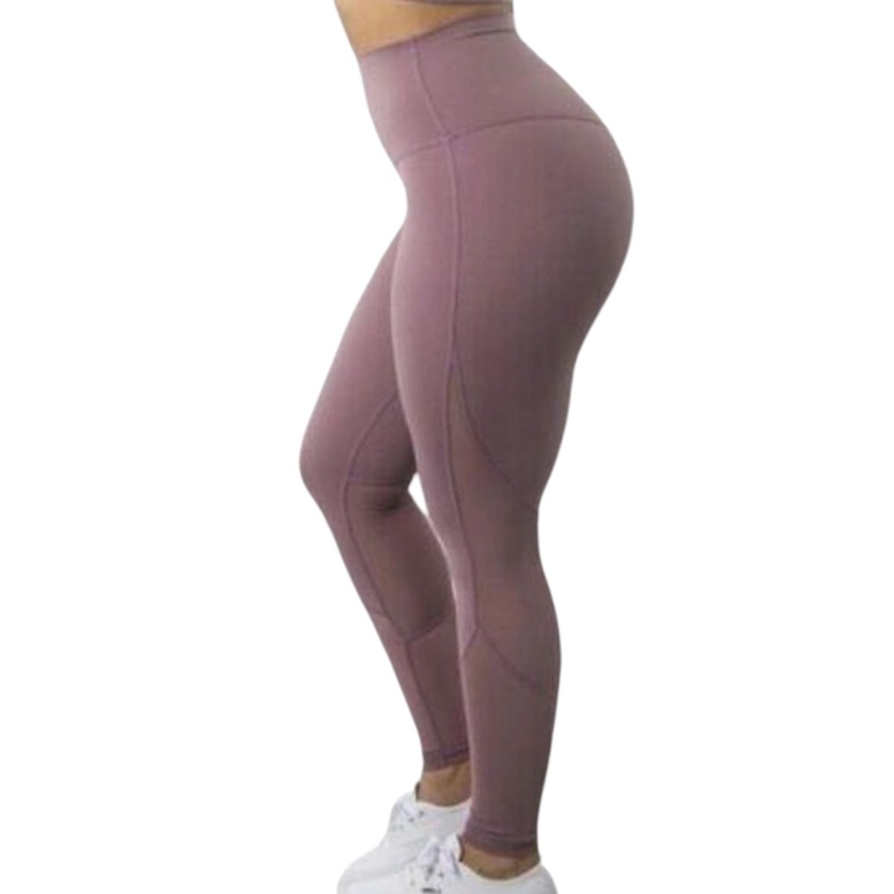 Buffbunny Collection Spicy Energy Leggings Charisma Sz M Mauve High Waisted Mesh